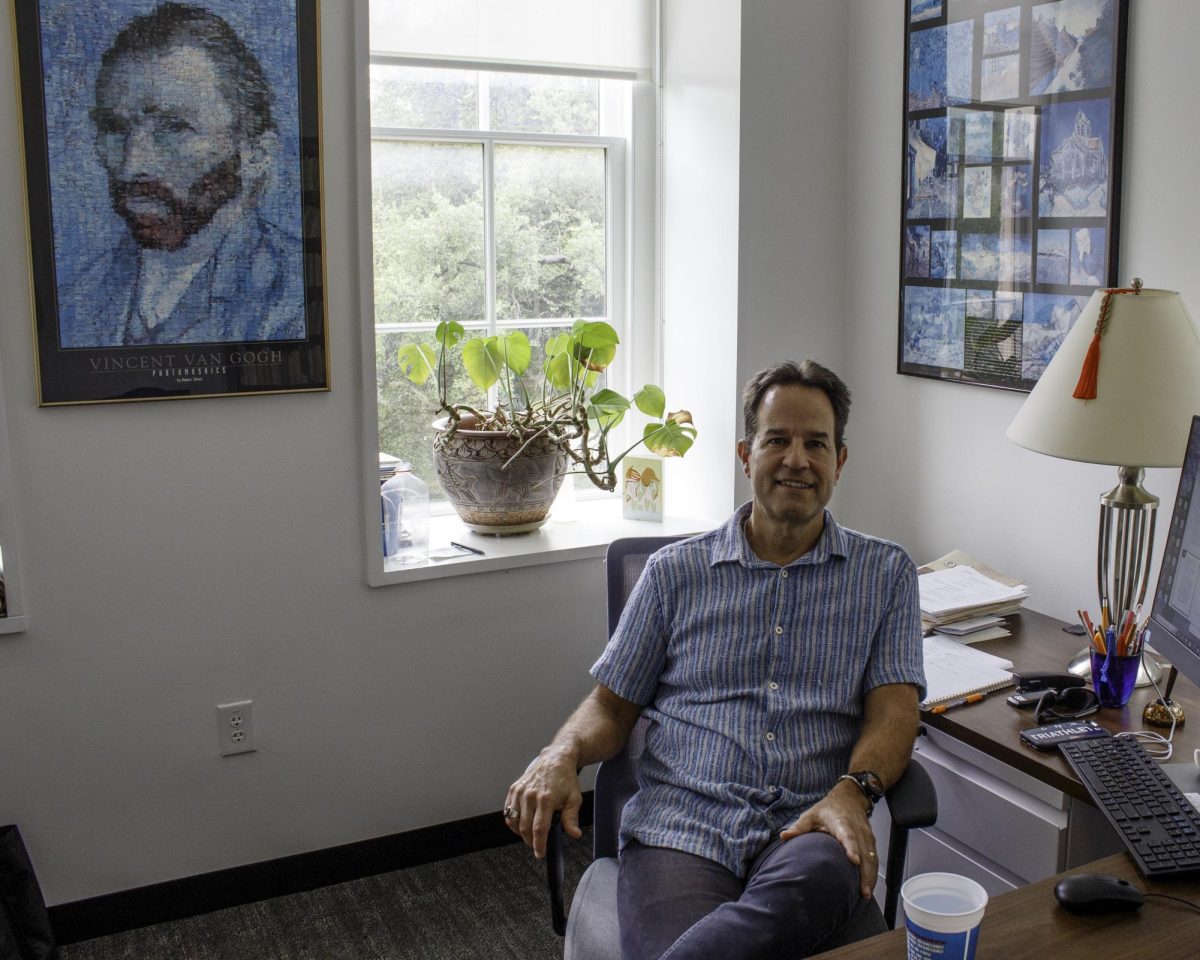 Seminet sits in his office, Holy Cross 304. “It takes a particular individual to want to learn not just one language as a second language, but a third language as well,” Seminet said. “… Not only does it open up doors in the world, but I think it also gives you a lot of insight into yourself and who you can be, the potential that you have.”