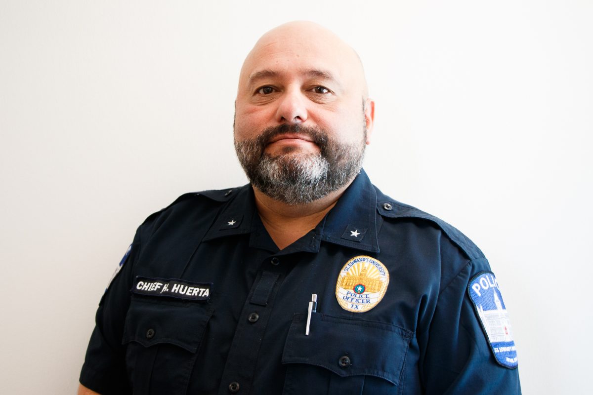 Homer Huerta, an SEU alum who graduated in 1995, has worked at UPD for about 27 years- eight of them as UPD Chief. 