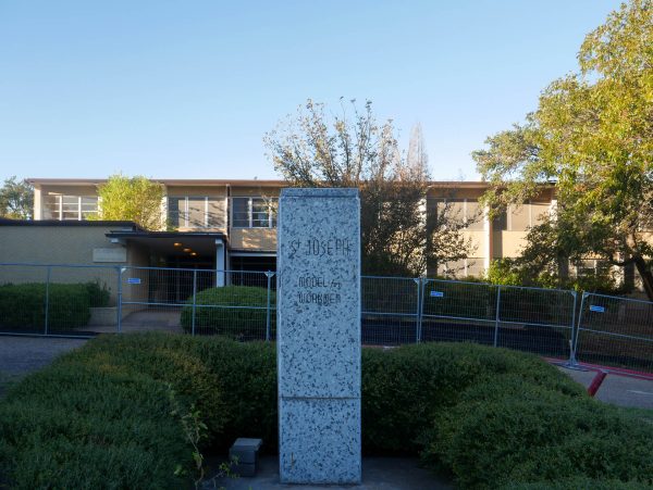 Built in 1961, St. Joseph Hall has served St. Edward’s as a residence hall, faculty offices, a chapel and a bomb shelter for the Brothers of the Holy Cross over the years. After sitting vacant since 2019, the space will be demolished and transformed into green space for the university. 