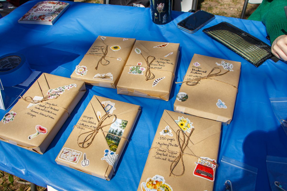 Hilltop Readers provided numerous options for “Blind Date with a Book.” Each book was creatively wrapped and decorated with a small description of the content, such as genre and number of pages.