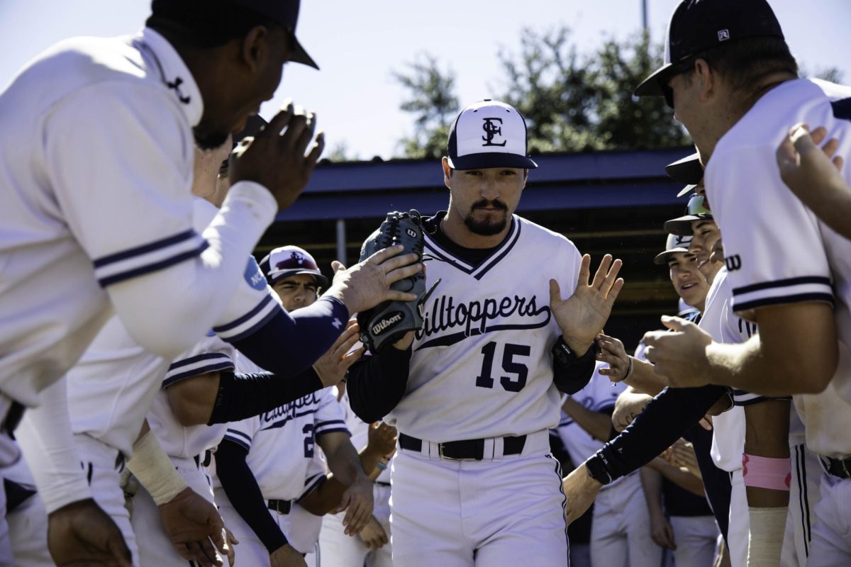 Kobe Jaramillo has shined in his first half of the season as in his first year as a HIlltopper. He is 5-0 on the season and leads the LSC in strikeouts with 48.